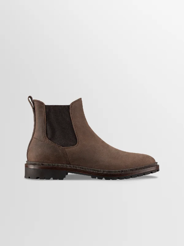 Men's Reinforced Sole Boots Fermo in Chocolate