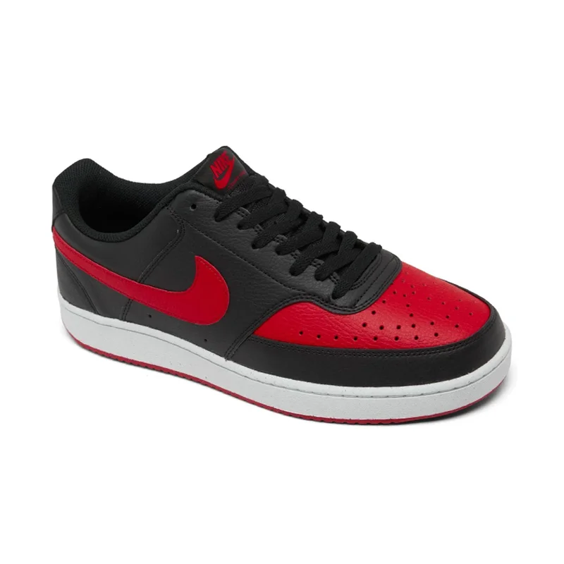 Men's Shock-Resistant Shoes Men's Court Vision Low Next Nature Black/Red/White