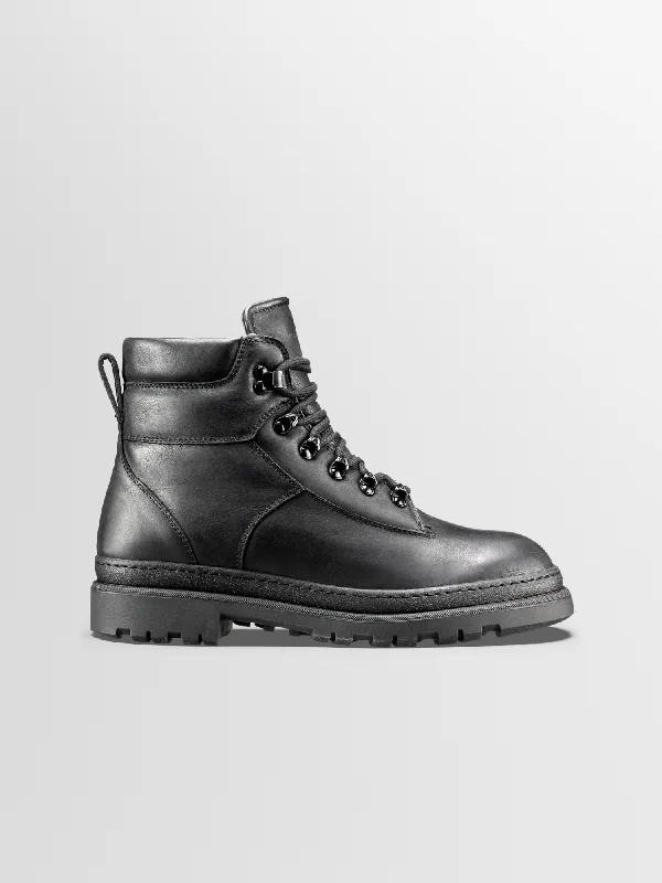Men's Cozy Shoes Brixen in Nero