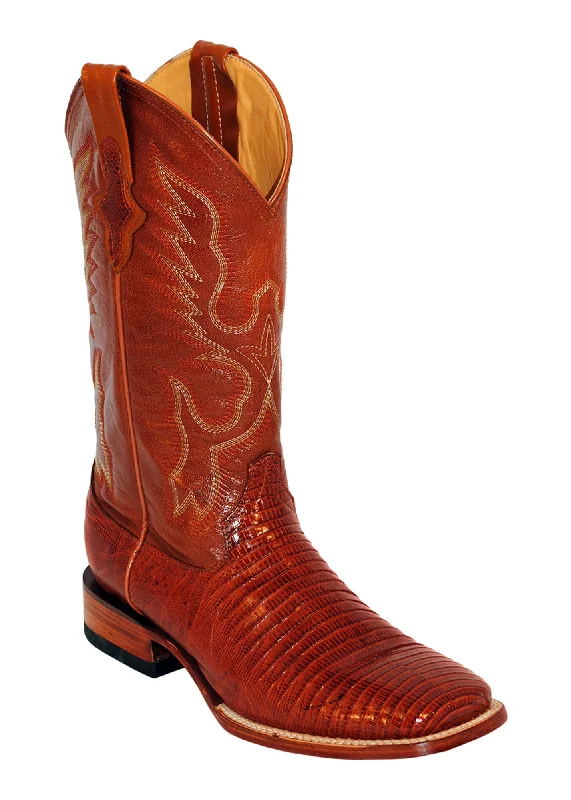 Ferrini Mens Chocolate Leather Bronco S-Toe Western Cowboy Boots