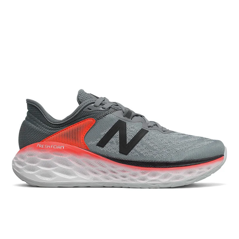 Fresh Foam More v2 - Gunmetal with Neo Flame - Men's