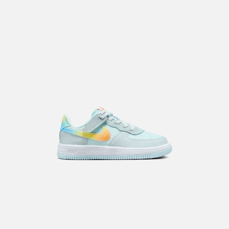 Nike Force 1 Low Easyon BP - Glacier Blue / Total Orange / Light Lemon Twist / Aquarius Blue