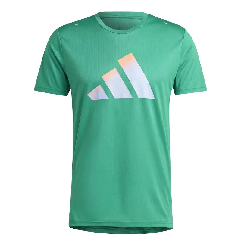 adidas - Men's Run Icons 3 Bar Short Sleeve T-Shirt (HR3245)