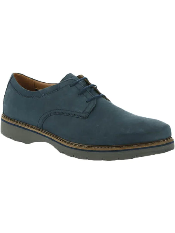 Bayhill Plain Mens Leather Comfort Insole Lace-Up Shoes