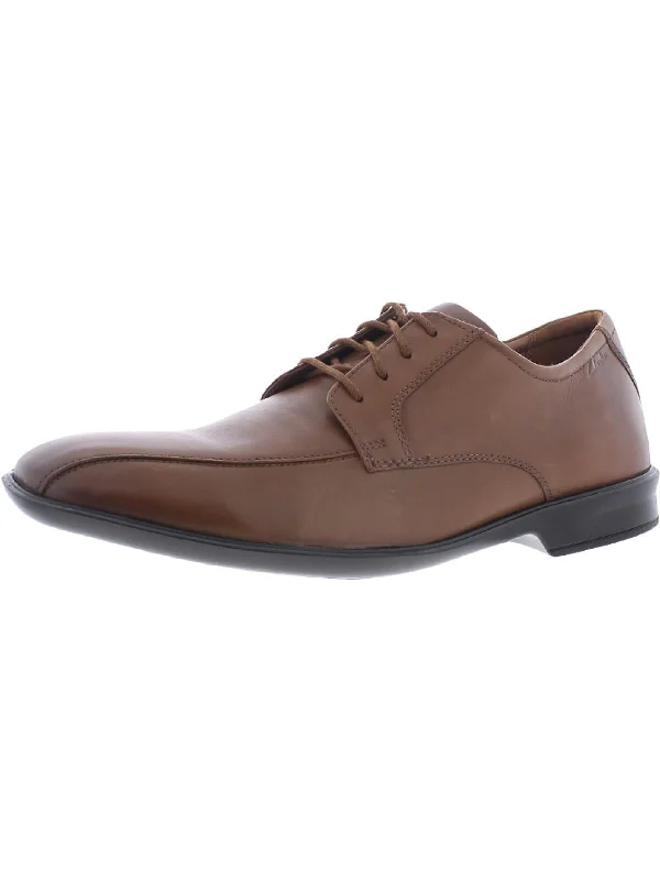 Bensley Run Mens Leather Breathable Derby Shoes