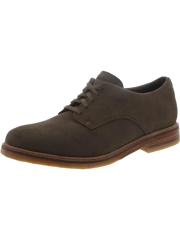 Clarkdale Walk Mens Suede Lace-Up Oxfords