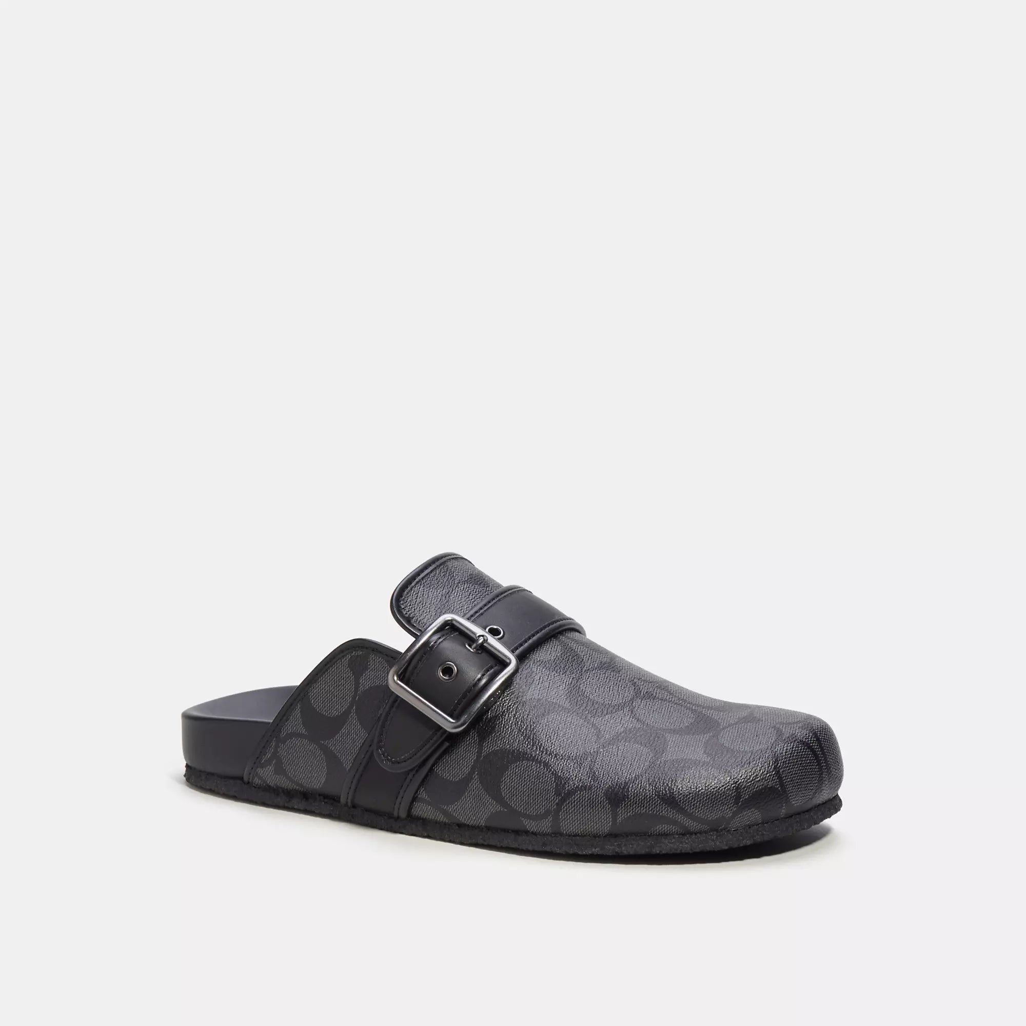 Coach Outlet Clog Sandal In Signature Canvas