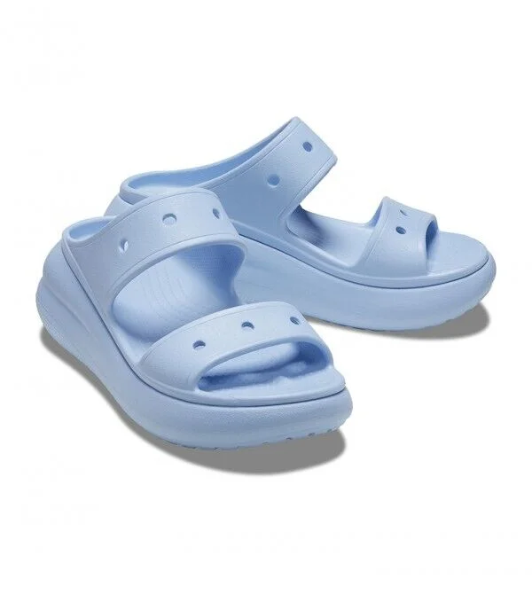 Crocs Classic Crush 207670-4NS Men's Blue Calcite Comfort Slide Sandals CRO272