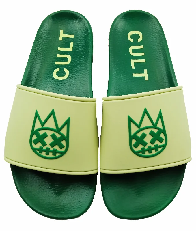 CULT SLIDE IN KELLY GREEN