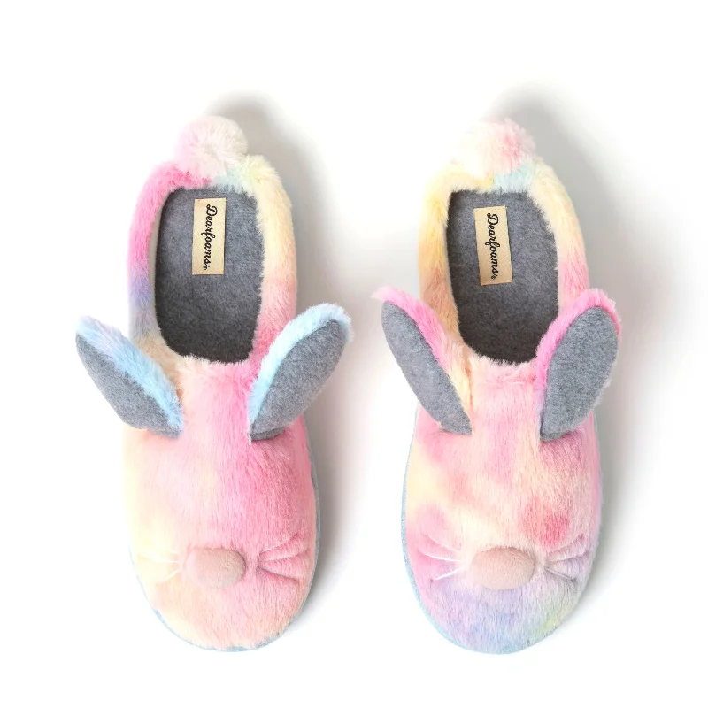 Dearfoams Adult Unisex Easter Bunny Clog Slipper