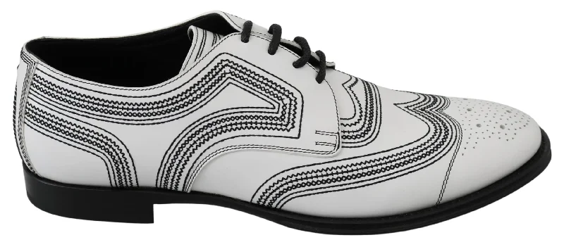 Dolce & Gabbana Elegant  Leather Derby Men's Shoes