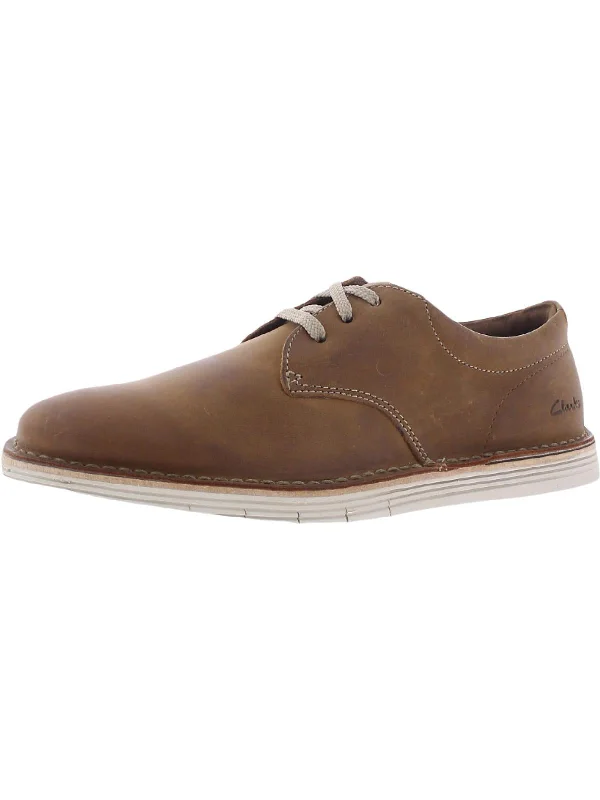 Forge Vibe Mens Leather Lace Up Oxfords