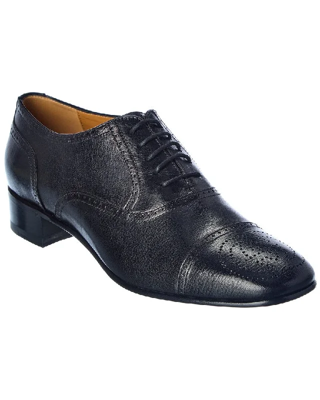 Gucci Interlocking G Leather Oxford