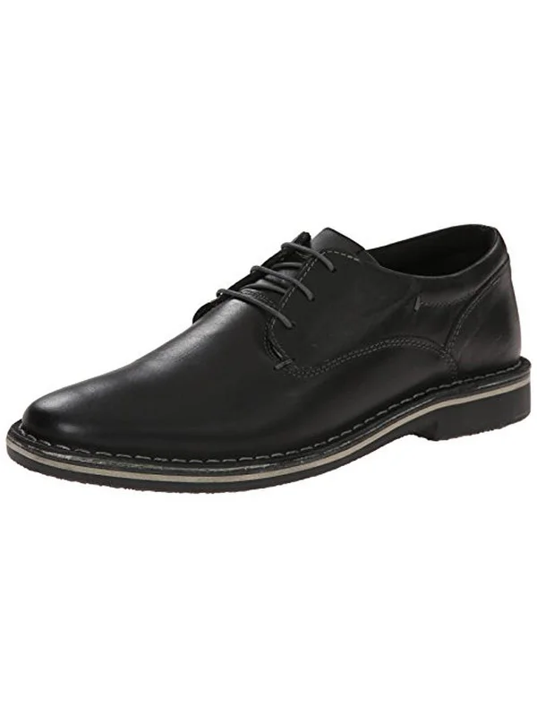 Harpoon Mens Leather Platform Oxfords