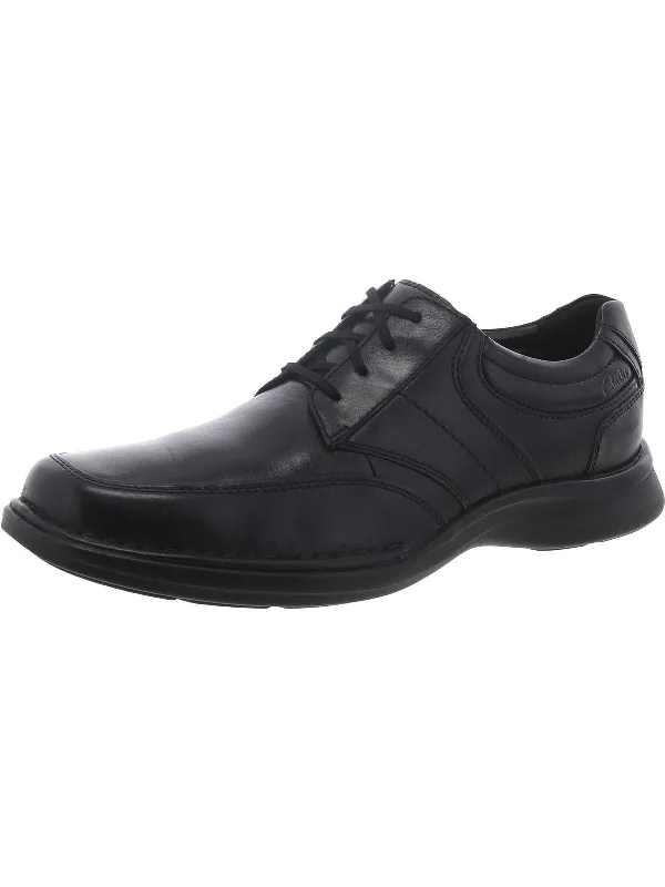 Kempton Lace Mens Leather Lace Up Oxfords