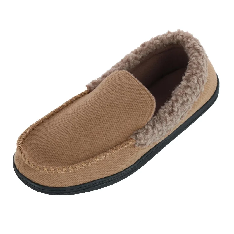 Men's Brushed Knit Lewis Moccasin Slipper