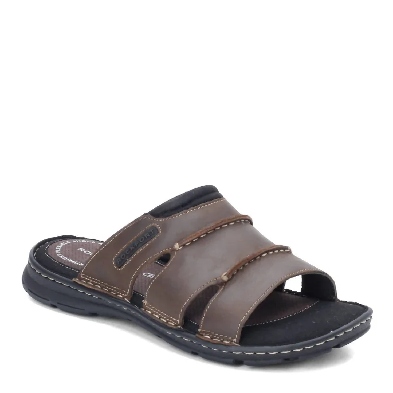 Men's Darwyn Slide Sandal In Brown