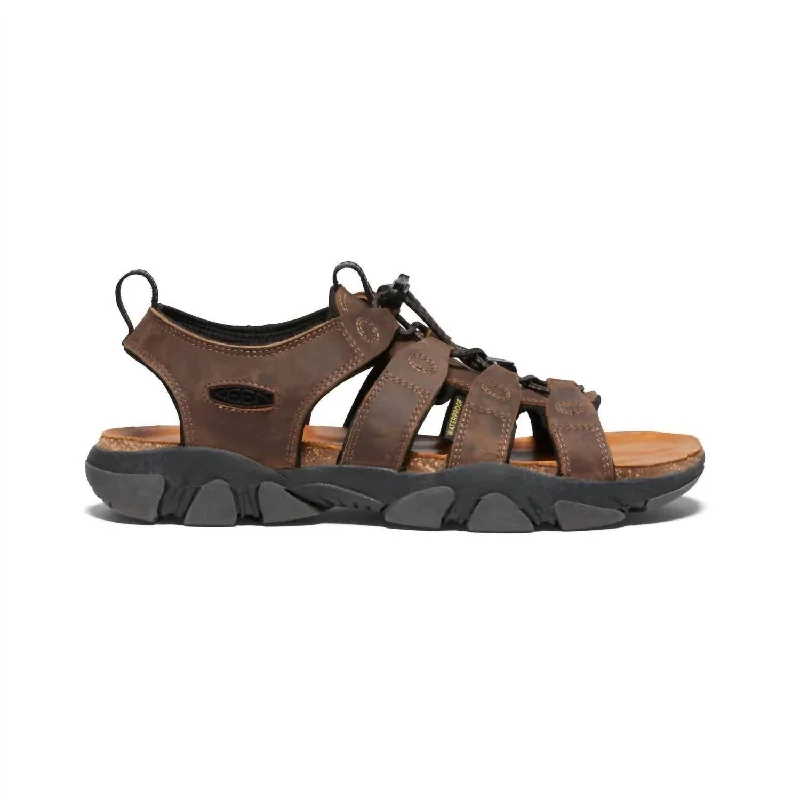 Men's Daytona Ii Open-Toe Walking Sandal In Bison/black