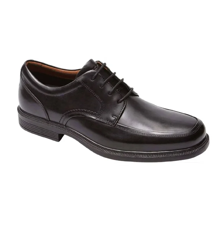 Men's Dressport Luxe Cap Toe Oxford - Wide In Black