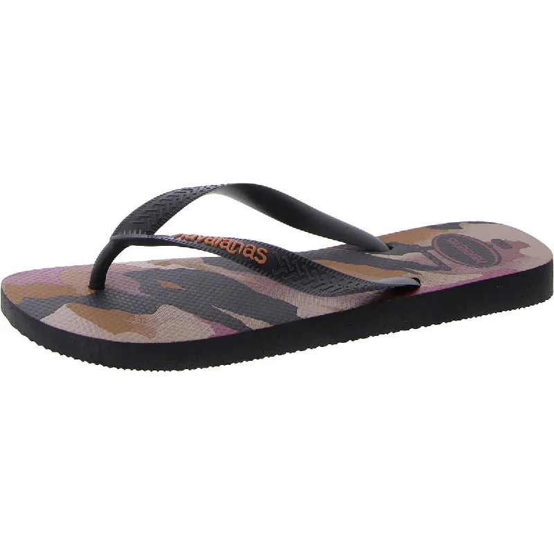 Mens Flat Slip On Thong Sandals