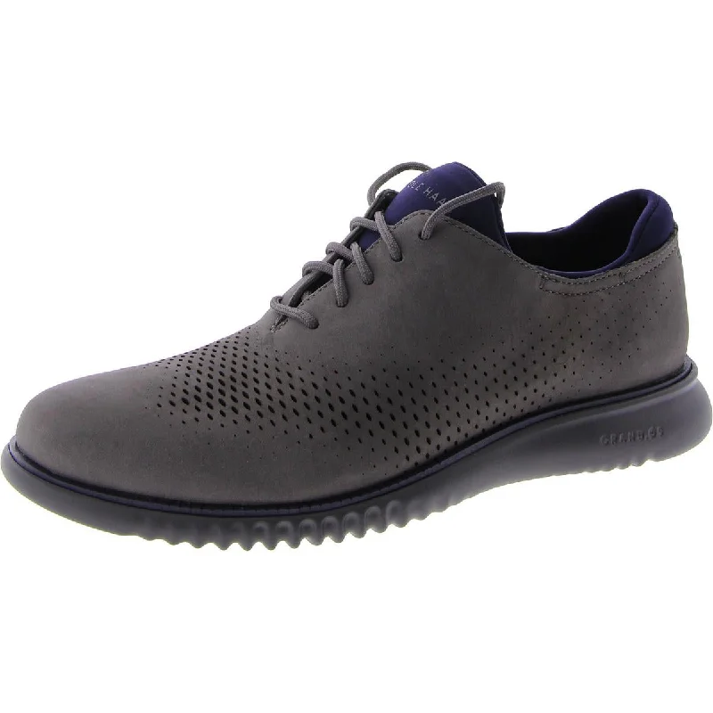 Mens Lace-Up Padded Insole Oxfords