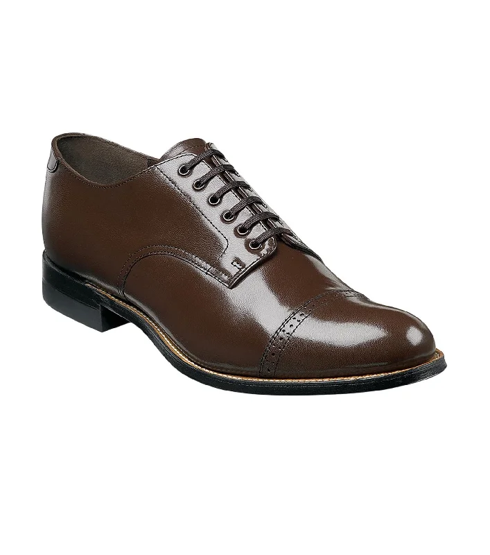 Men's Madison Cap Toe Oxford Shoes In Brown