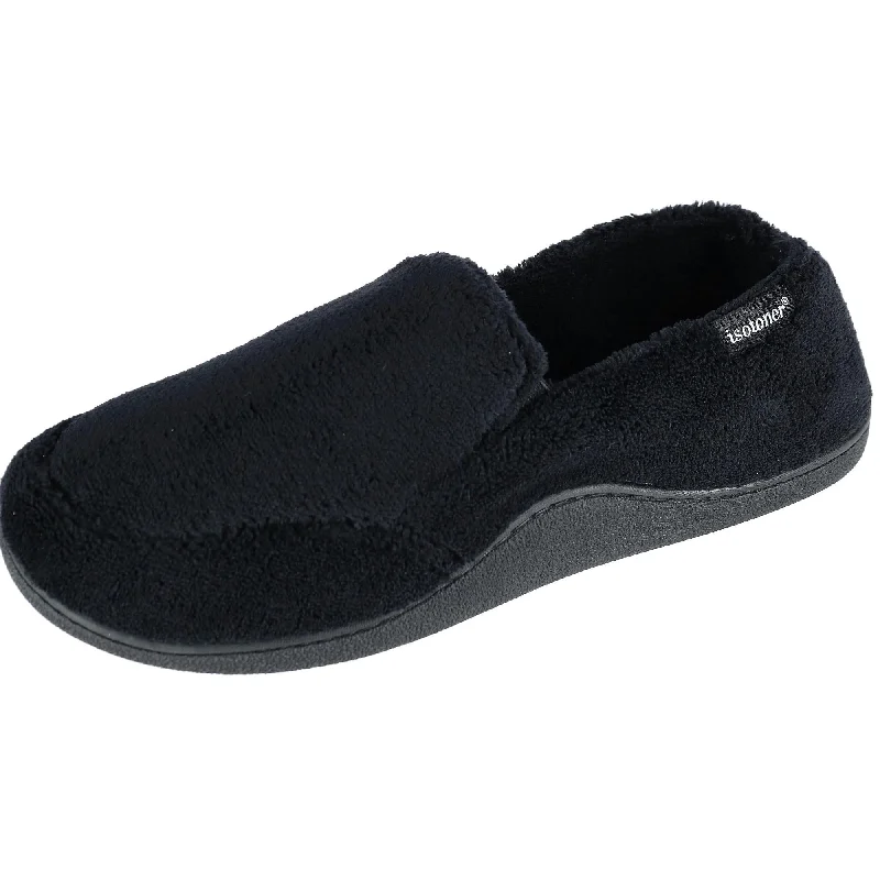 Men's Microterry Memory Foam Indoor/Outdoor Slip-On Slippers