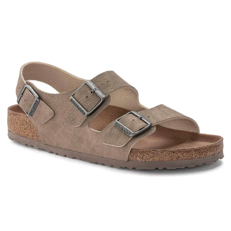 Men's Milano Vegan Sandal In Desert Dust/gray Taupe