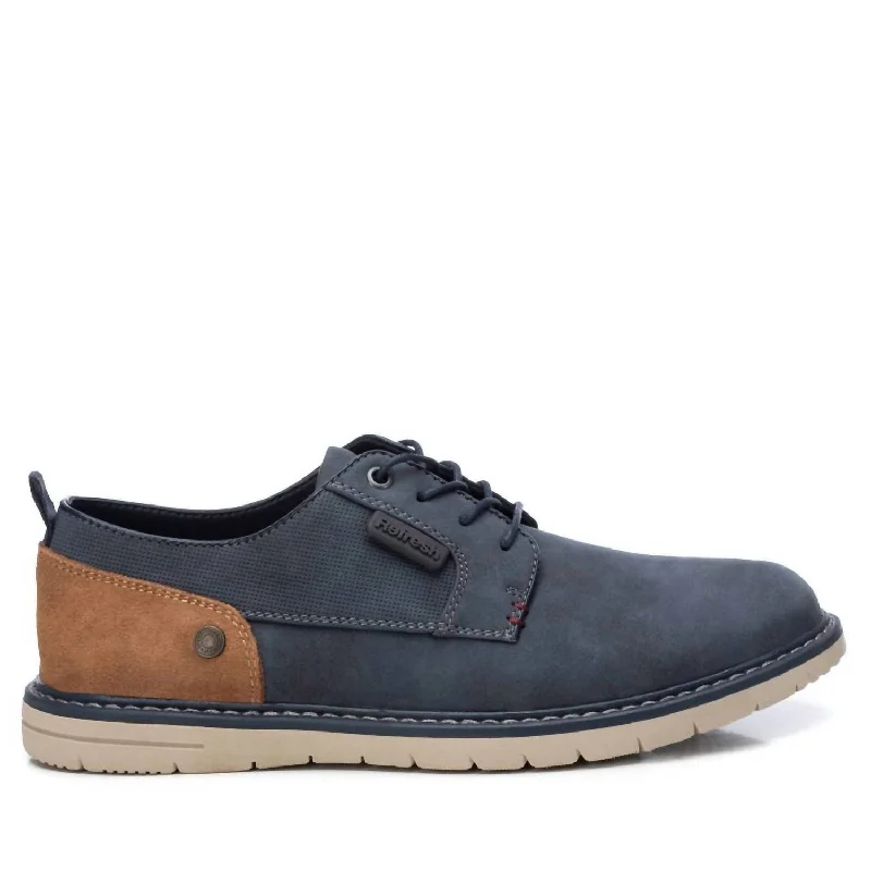 Men's Oxfords Shoes In Navy