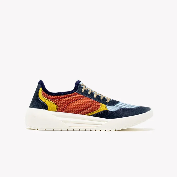 Mens Psudo Court in Navy/Coral