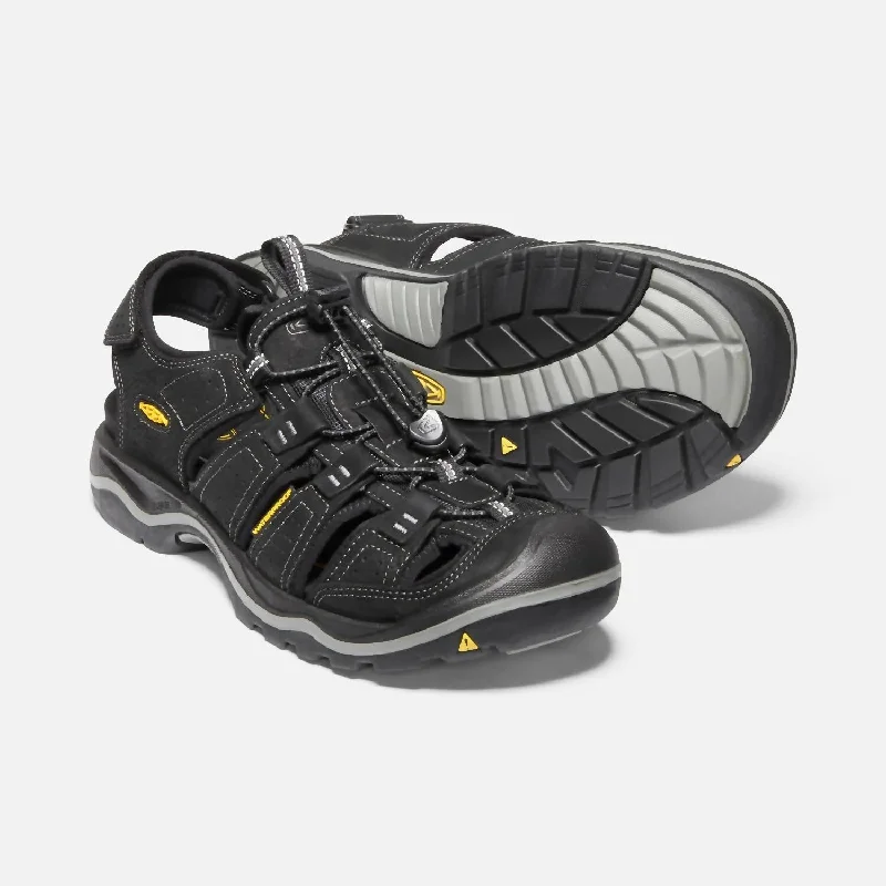 Men's Rialto Fisherman Sandal In Black