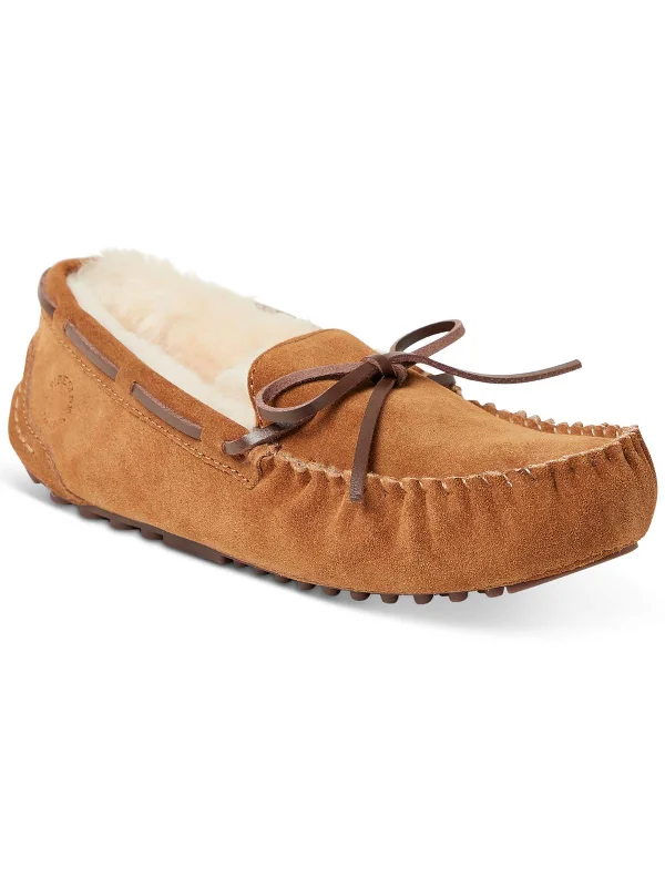 Mens Suede Slip On Slide Slippers