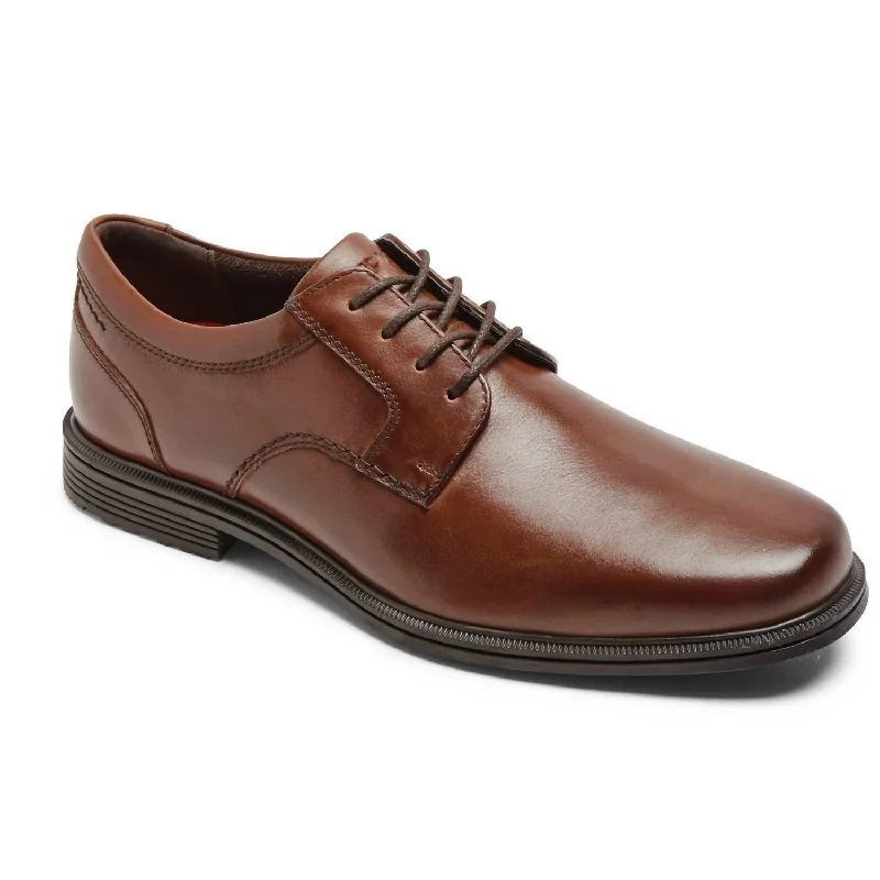 Men's' Taylor Plain Toe Shoes In Tan