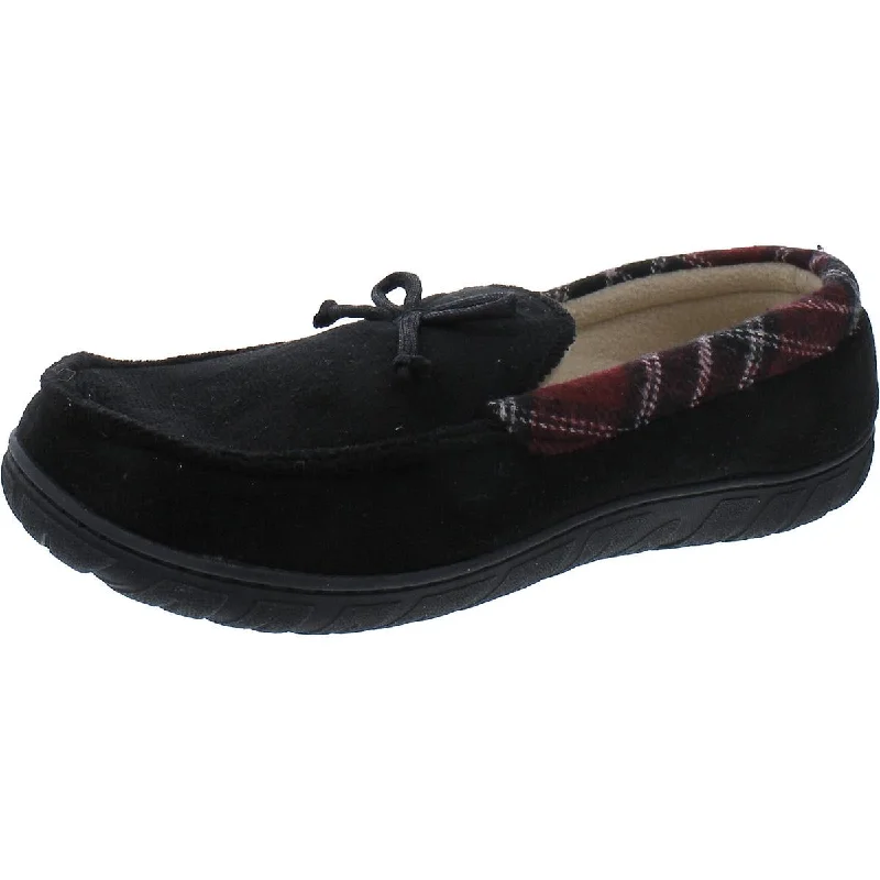 Mens Terry Cloth Slip On Loafer Slippers