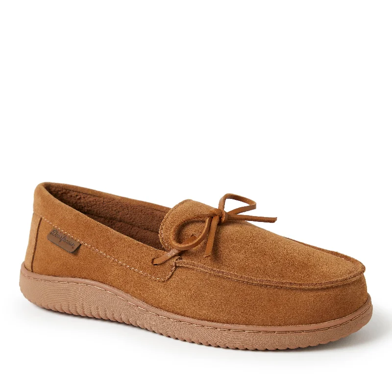 Men's Woodstock Genuine Suede Energy Return Moccasin Slippers