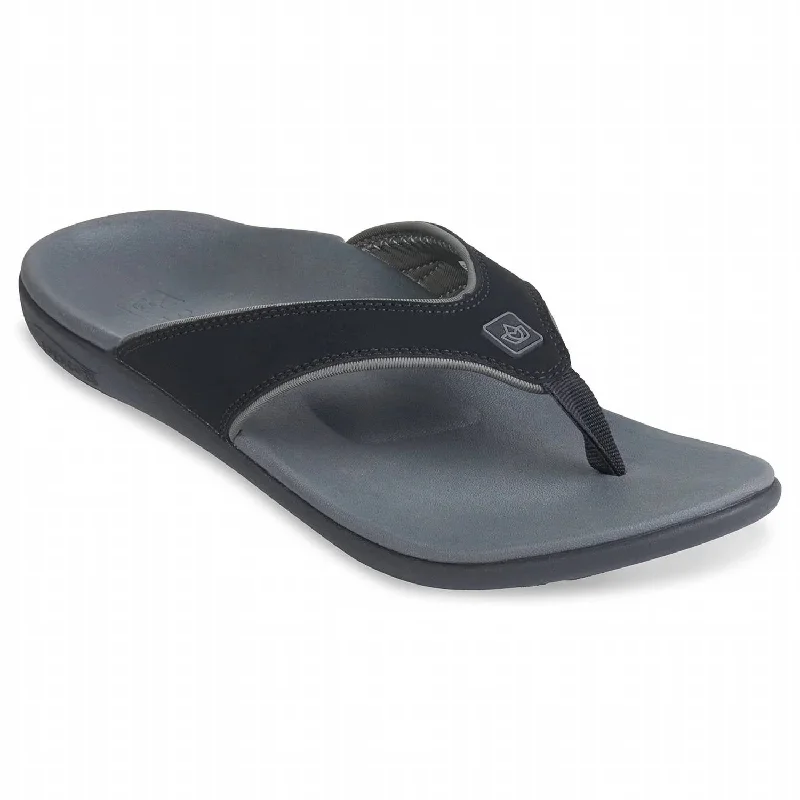 Men's Yumi Plus Flip-Flops In Pewter