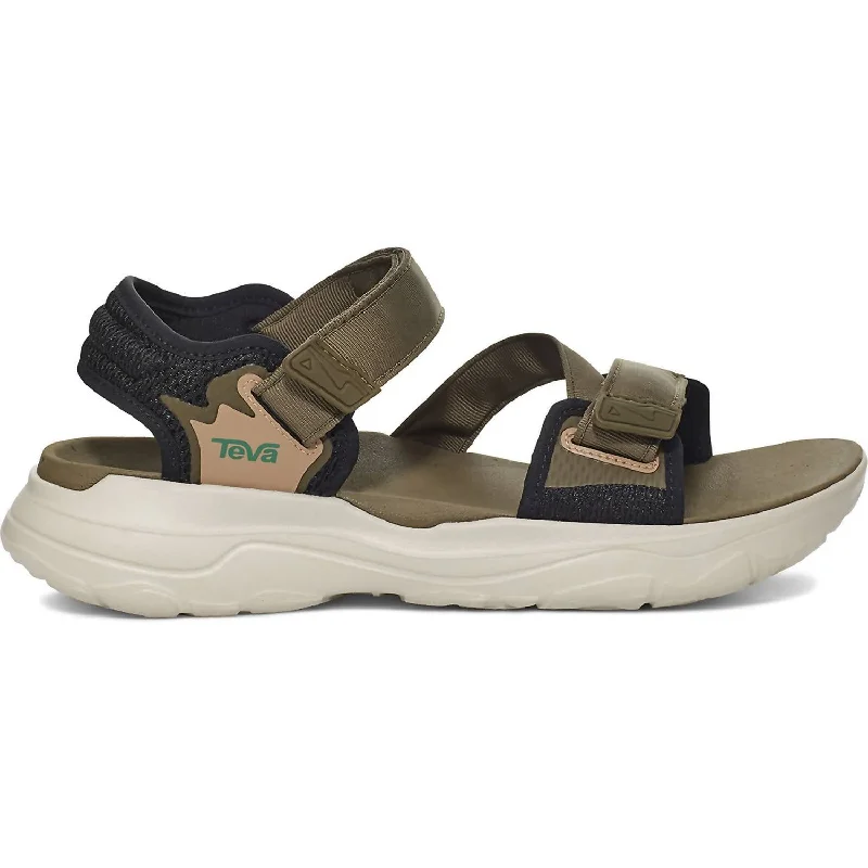 Men's Zymic Sandal In Dark Olive/teal Green