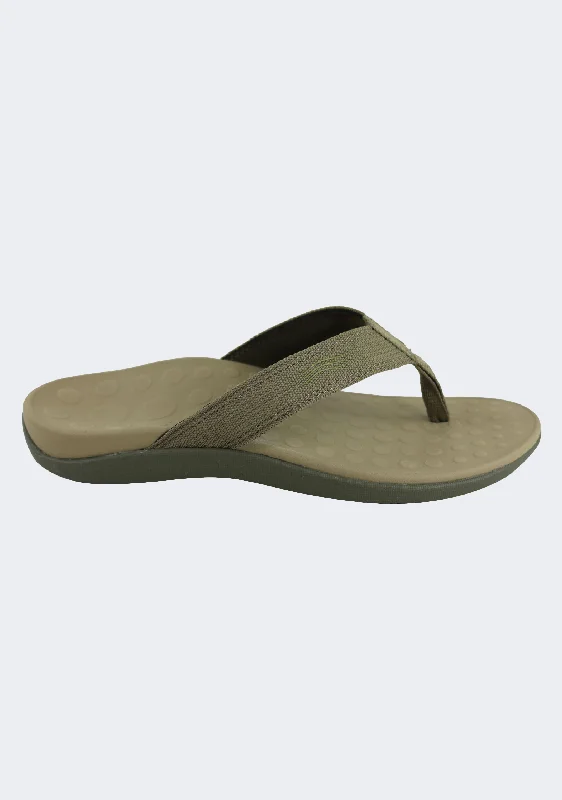 Orthaheel Men’s Wave II Thongs in Khaki