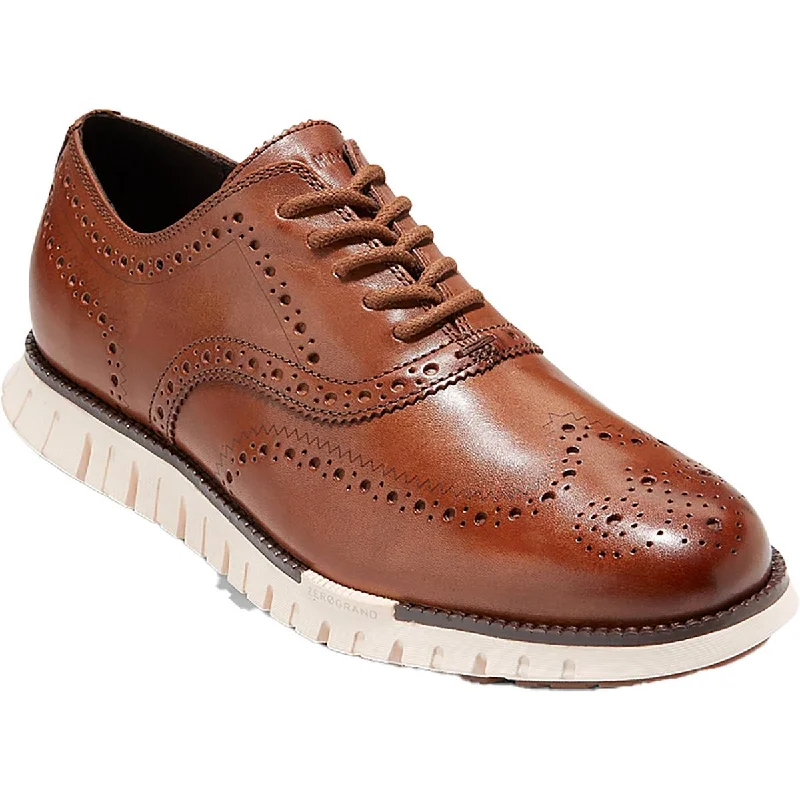 REMASTERED WINGTIP Mens Faux Leather Lace Up Oxfords