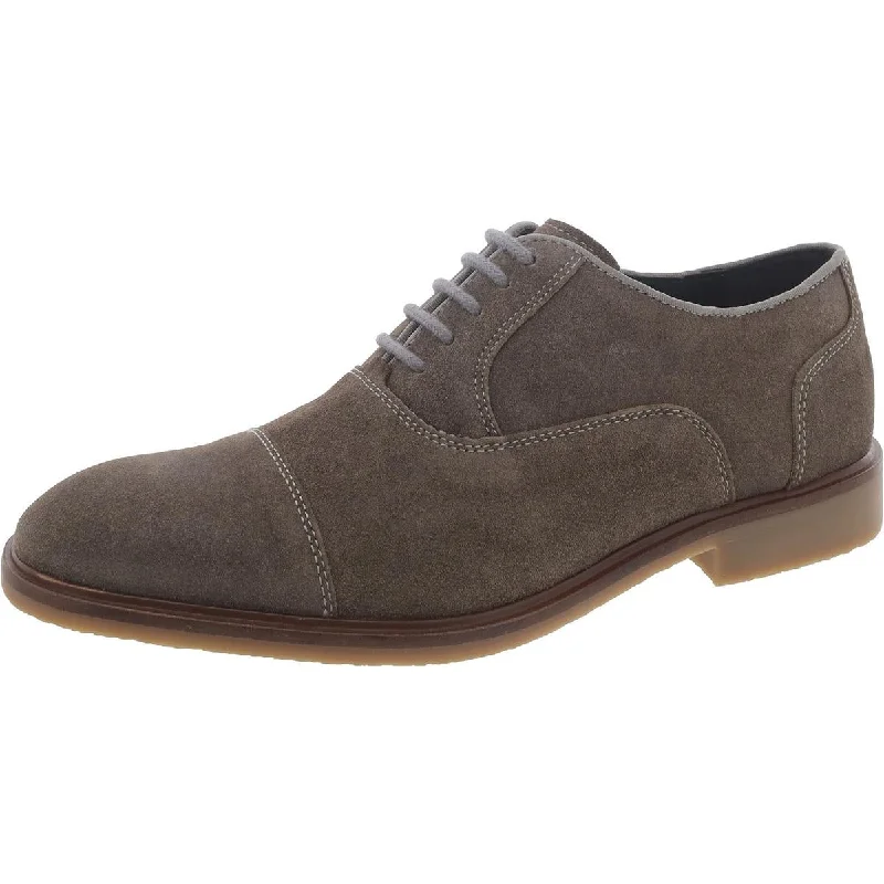 Rollie Mens Suede Lace-Up Oxfords