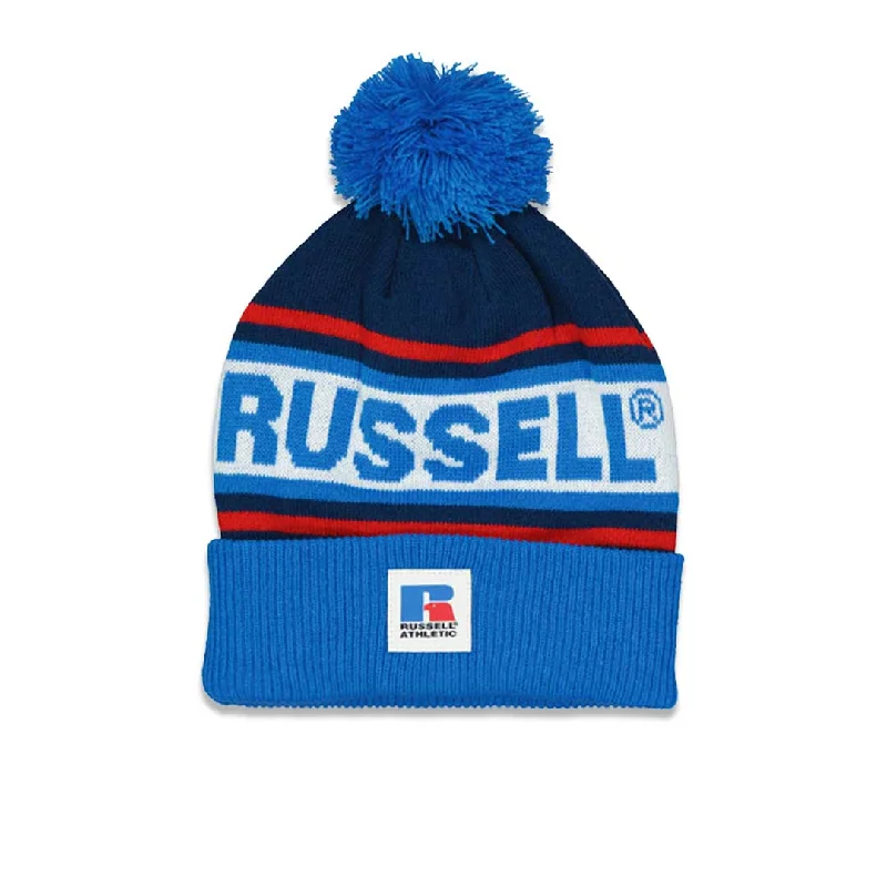 Russell Athletic - Court Pom Beanie (RARU04CMHBLC1WN 41NVY)