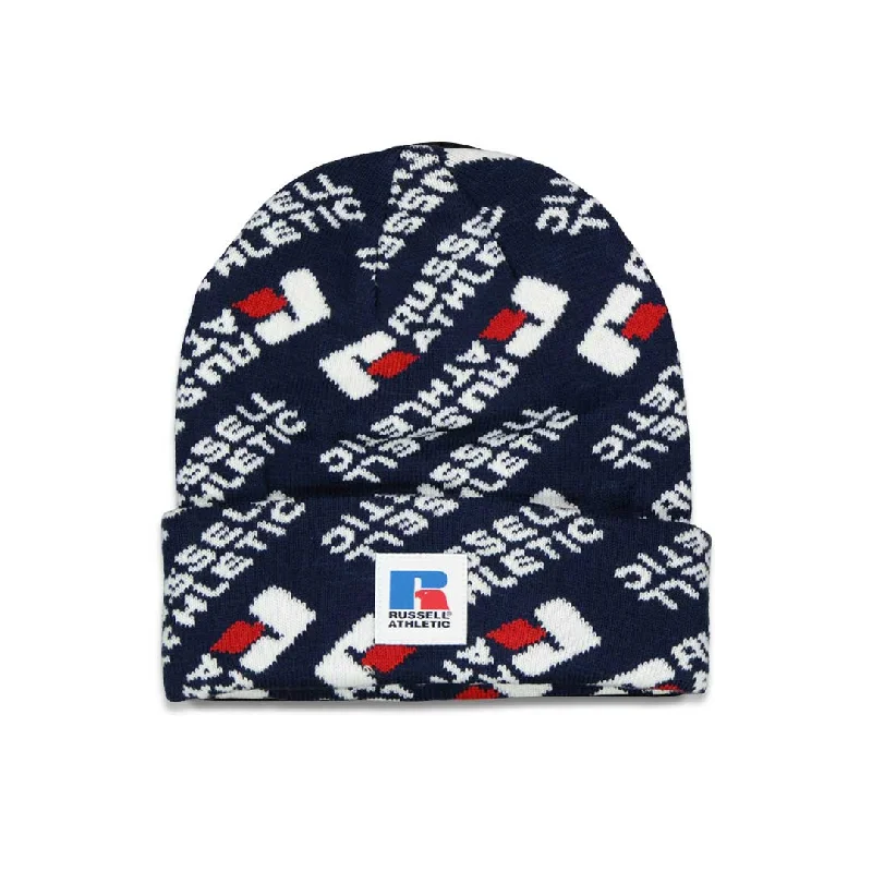 Russell Athletic - Scoreboard Beanie (RARU08MMHBLC1WN 41NVY)