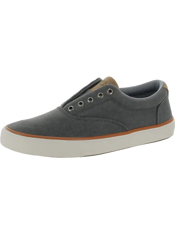 SC Striper Twill Mens Canvas Slip-on Oxfords