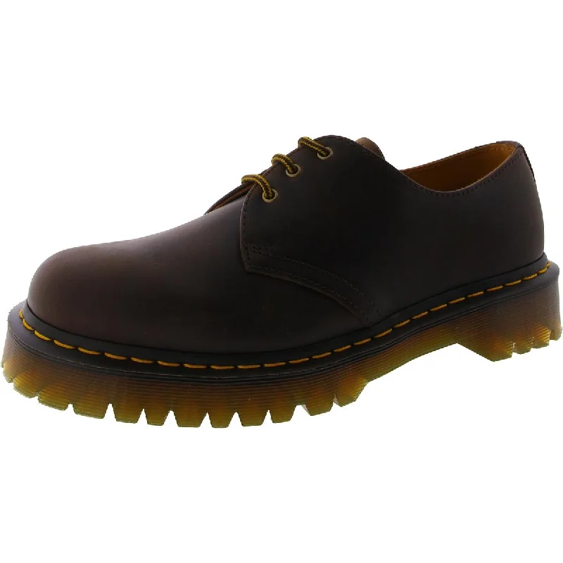 Smooth Mens Oil Resistant Cushion Oxfords