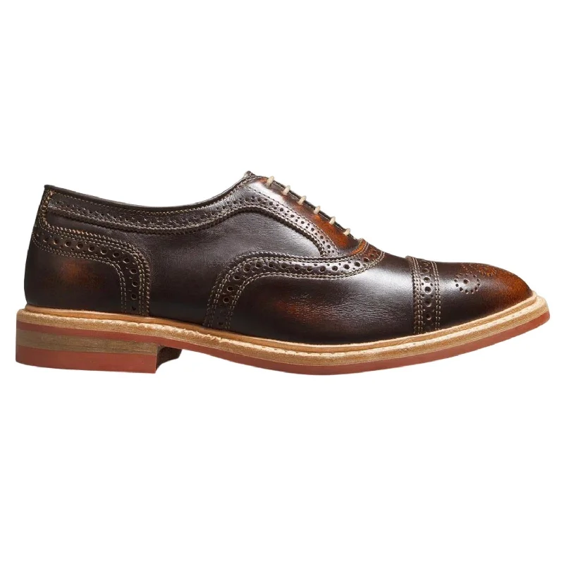 Strandmok Cap-Toe Oxford In Brown