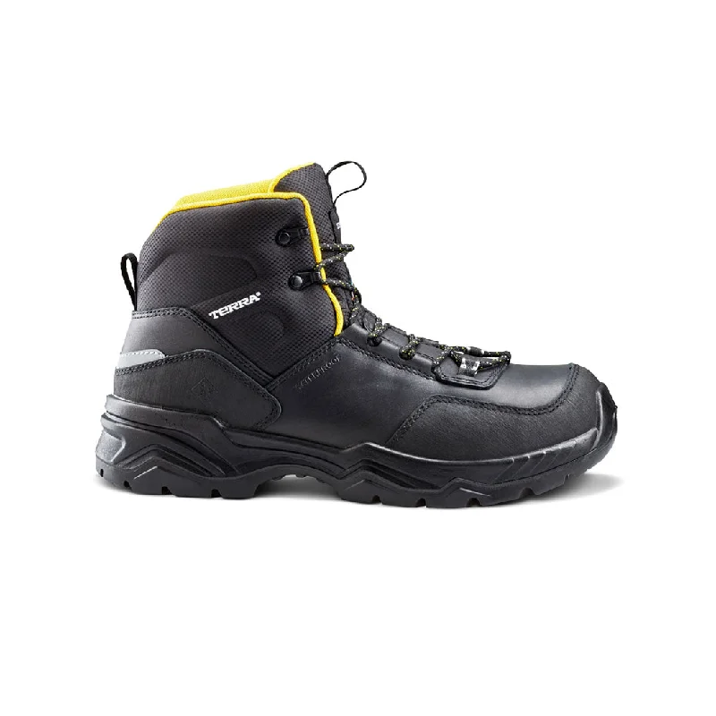 Terra - Men's Conway Waterproof Composite Toe Work Boots (TR0A4NS4BLK)