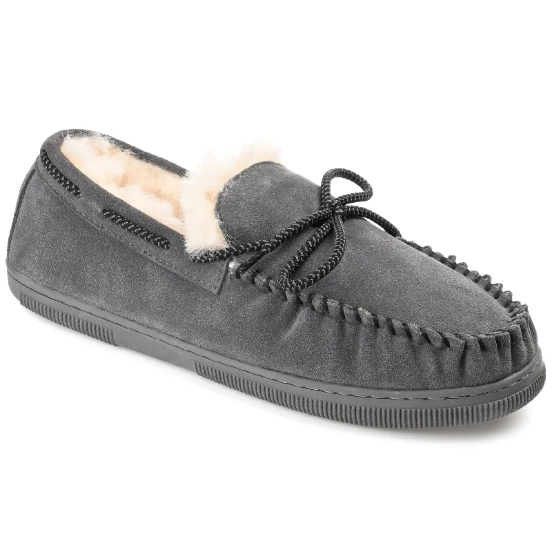 Territory Meander Genuine Sheepskin Moccasin Slipper