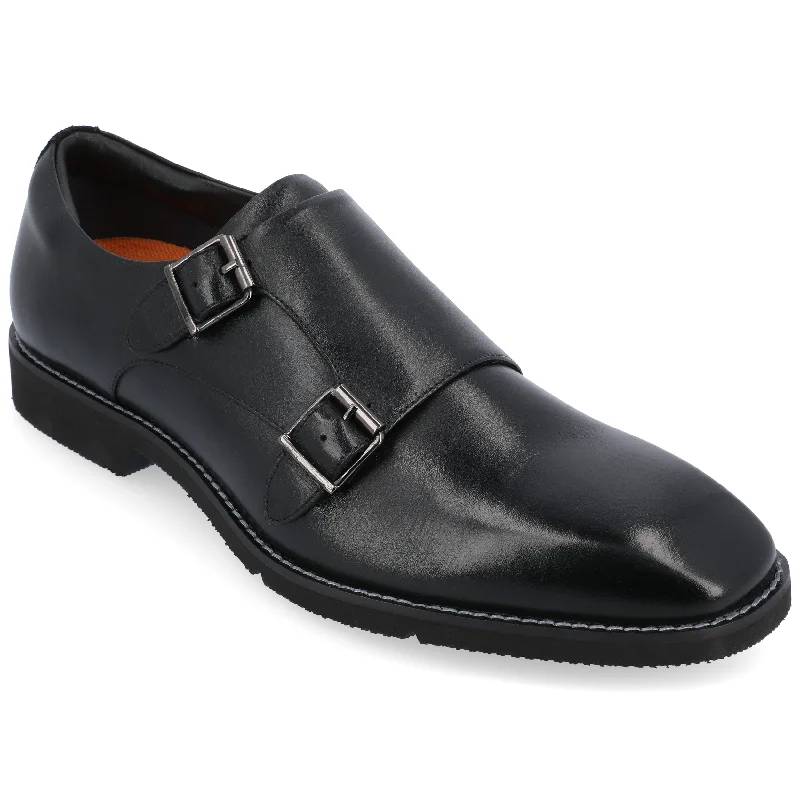 Thomas & Vine Artemis Chisel Toe Double Monk Strap