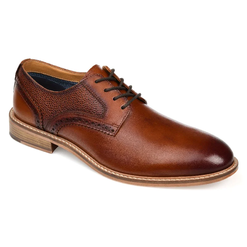 Thomas & Vine Clayton Wide Width Plain Toe Brogue Derby