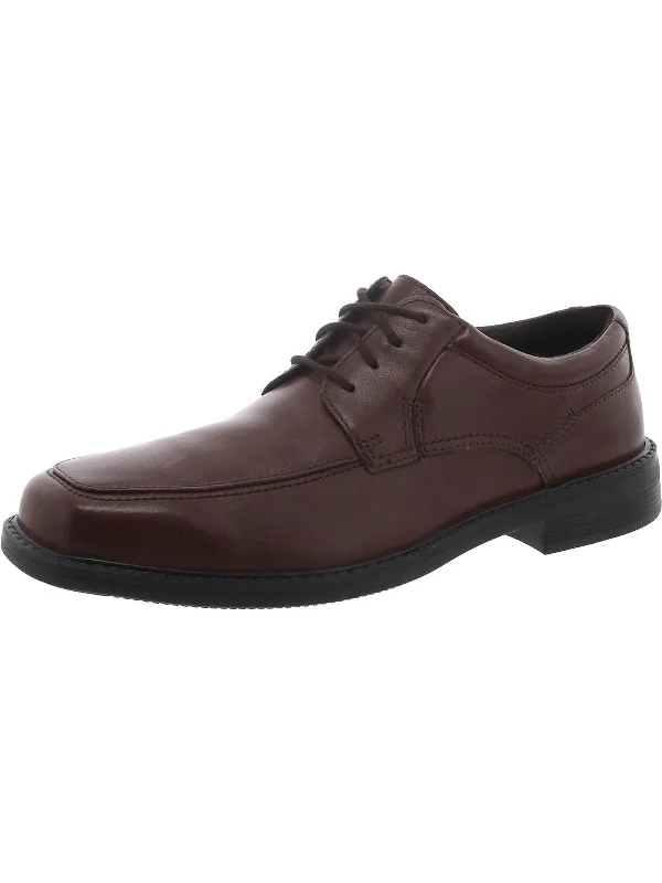 Un Aldric Park Mens Leather Lace-Up Oxfords